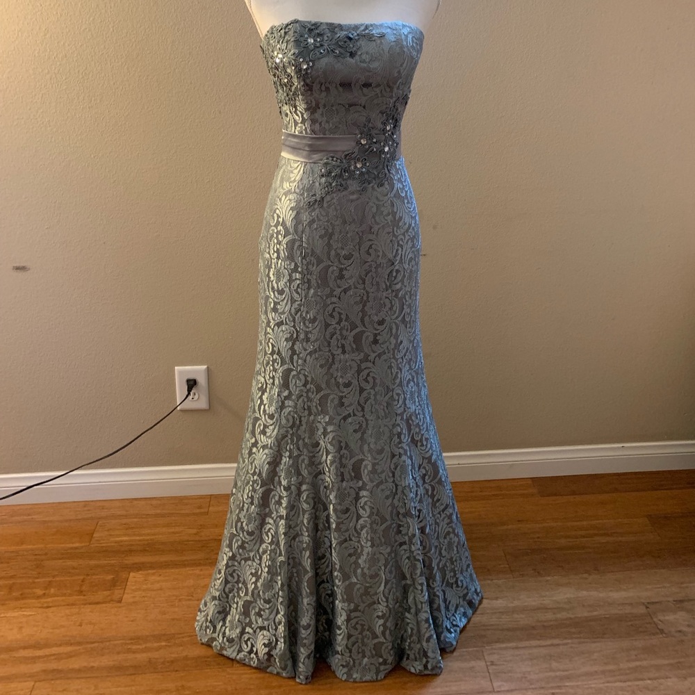 Grey long Dress